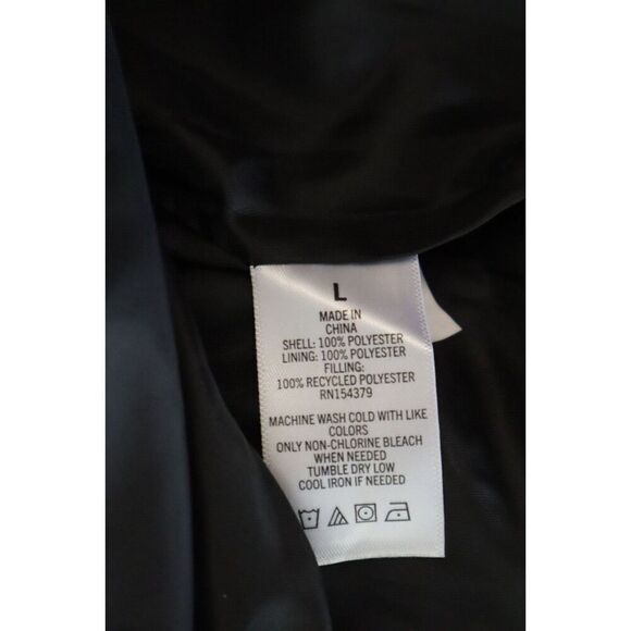 Aéropostale 2123-615 Women's Sz L Red Remixed Down Quilted Hooded Puffer Jacket - Picture 4 of 6